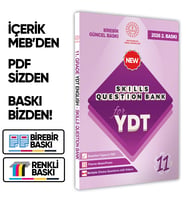 2026 YDT MEBİ İngilizce 11.Sınıf Skills Question Bank (Beceri Temelli Soru Bankası) BASKI ÜCRETİ