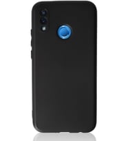 Huawei P20 Lite Uyumlu Kılıf First Silikon - Siyah