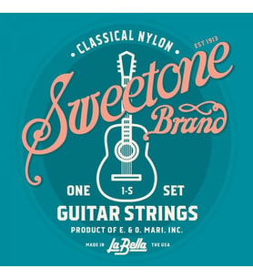 La Bella 1S Sweetone Klasik Gitar Teli (Başlangıç - Öğrenci Seviyesi)  Normal Tension, Ekonomik Naylon Set, Yumuşak Çalım Hissi ve Dengeli Ton  Ölçüler: Standart Klasik Gitar Ölçüsü