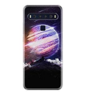 TCL 10L 10 Plus 10SE 20E 20SE 30SE L7 Kılıf Desemli Silikon Super Planet 1797
