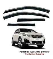 Peugeot 3008 Kromlu Cam Rüzgarlığı Niken 2017 Sonrası