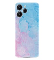 Xiaomi Redmi 12 128 GB 4 GB Ram Kılıf Desenli Silikon Pink Blue Abstract 1385
