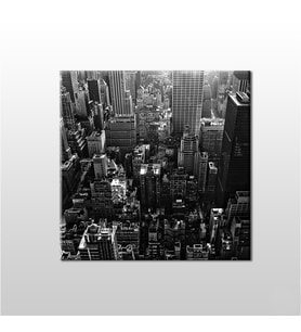 Metropol Kent Manzarası Kanvas Tablo 140x140cm