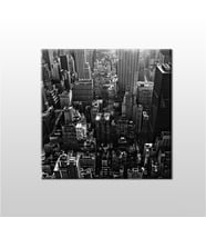 Metropol Kent Manzarası Kanvas Tablo 140x140cm