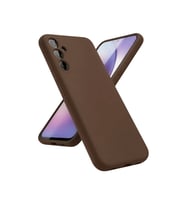 Samsung Galaxy A24 4g Kılıf First Silikon - Kahverengi