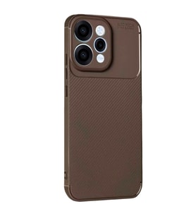 Oppo Reno 15 Auto Focus Karbon Kapak - Kahverengi