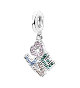 Love Yazılı Sallantılı Charm
