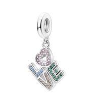 Love Yazılı Sallantılı Charm