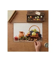 Sonbahar Meyveleri Tasarımı 240 parça Ahşap Puzzle Ahşap Kutuda MP09262
