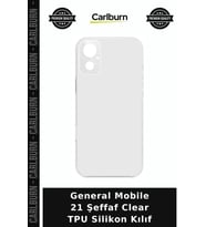 General Mobile 21 Şeffaf Clear TPU Silikon Kılıf Cihaz Kılıfı Cep Telefonu Telefon Kapağı