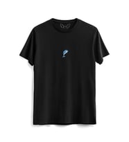  Animal Yunus Balığı Dijital Baskılı Siyah Tshirt
