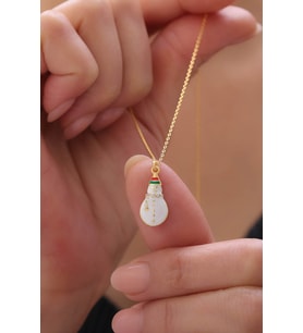 925 Ayar Gümüş Noel Charm Kolye