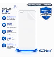 SChitec HONOR V40 Pro Uyumlu Ön Yüzey Nano Şeffaf Hidrojel Ekran Koruyucu