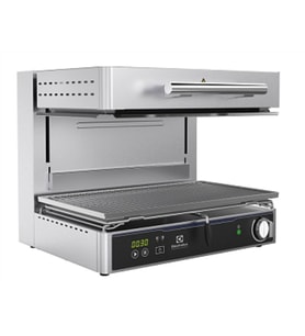 Electrolux Professional Elektrikli Salamander, Ultra Hızlı, 3 Tarafı Açık, Tabak Algılama Sistemi, 600 Mm, Gn1/1 Uygun - 230v E0UUCEBOMOH