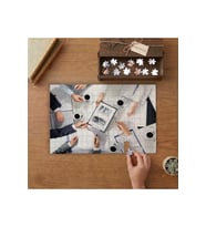 Mühendissler- Çalışma Masası Tasarımı 240 parça Ahşap Puzzle Ahşap Kutuda MP00671