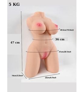 L-Join Gerçekçi 5 Kg Yarım Vücut Vajina Mastürbatör
