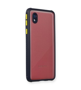 Samsung Galaxy A01 Core Kılıf Miami Şeffaf Silikon - Lacivert
