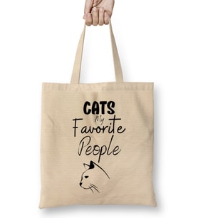 Cat Lover Gifts For Women MEN Bez Çanta Uzun Saplı