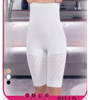 Beyaz Yüksek Bel Paçalı Kadın Korse Karın Bel Basen Toparlayıcı S-XL 2015