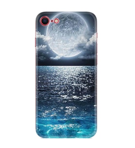 Apple iPhone 5 6 7 8 Plus Se XR Kılıf Desemli Silikon Great Moon 1301