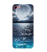 Apple iPhone 5 6 7 8 Plus Se XR Kılıf Desemli Silikon Great Moon 1301
