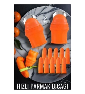 ModaCar Hızlı Parmak Bıçağı Başparmak Sebze Kesici 2 li set