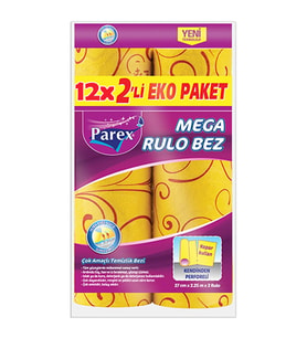 Mega Rulo Temizlik Bezi 2'li Eko 12 Paket 1 Koli
