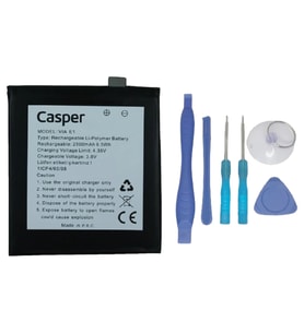 Casper Via E1 Uyumlu Pil Sıfır - Servis + TAMİR SETİ
