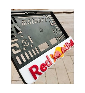 Motor Plakalık Red Bull Takmatik Pleksi 3d Kabartma Lazer Kesim Uyumlu
