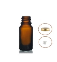 20ml kahverengi şişe sarı metal düz kapaklı, 12 adet, cam şişe, esans şişesi, yağ şişesi, kozmetik şişesi