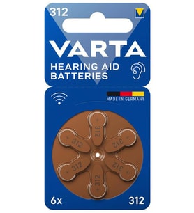 Varta 312 Numara İşitme Cihazı Pili 6lı Paket
