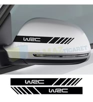 Wrc Rally Logo Yan Ayna Oto Sticker Araba Etiket Yapıştırma 6 Adet 20 x 2 Cm