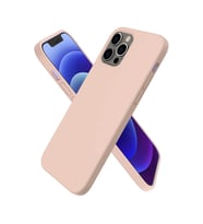 iPhone 12 Pro Kılıf First Silikon - Pudra