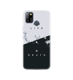 Infınıx Smart 5 Kılıf Desenli Silikon Kılıf Life And Death 1339