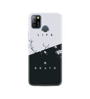 Infınıx Smart 5 Kılıf Desenli Silikon Kılıf Life And Death 1339