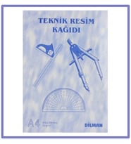 Teknik Resim Kağıdı A4 Dik 40 yaprak 2 adet
