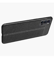 Oppo Reno 4 Kılıf Pu-Deri Leather-Pu Serisi Protected Case (Siyah)