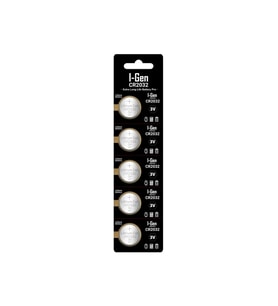 I-Gen CR2032 Pil 5'li Paket Tartı, Baskül, Şeker Ölçüm Cihazı Pili Lityum Düğme Pil 3V 2032