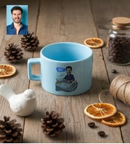 Kişiye Özel Karikatürlü Makine Mühendisi Lüks Pastel Fincan Mühendisler Günü Hediyesi