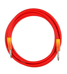 Fender 0990810200 Ombré Serisi Enstrüman Kablosu (3m - Tequila Sunrise) Canlı Renkler Esnek Dış Kaplama ve Kırılmayı Önleyen Uçlar