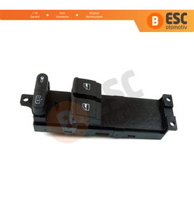 VW Passat B5 Golf 4 Bora Toledo 2 Leon 1 Octavia Fabia 1 1J3959857 İçin İkili Cam Açma Düğmesi 9-Pin