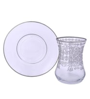 Decorium Çay Takımı 12 Parça Patrice 02 Platin ARS 719