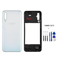 Samsung Galaxy A50 - SM-A505F FULL Kasa Arka Kapak Takım BEYAZ - TAMİR SETİ