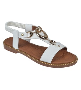 Castle Black Comfort Kadın Sandalet CB-35307 BEYAZ