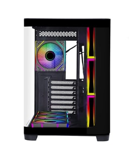 GAMEBOOSTER 850w 80+ BRONZE GB-G2852B-850W Gaming Mid-Tower PC Kasası Siyah 7-Fanlı