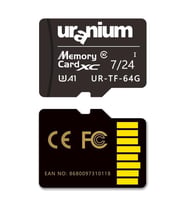 64GB UR-TF-64G Mıcro Sd Card U3 7/24 Surveıllance 100/40MBS Industrıal Hafıza Kartı (3 Yıl Garanti)