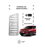 Citroen C4x Ayak Dinlendirme Pedalı Krom Ayak Dayama Pedalı