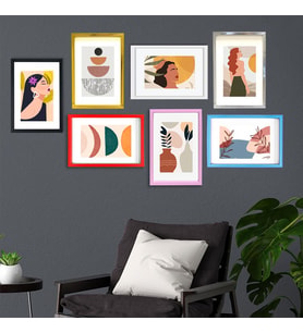 Yapışkanlı Sök Tak Çerçeveler 30x40cm - 2'li Paket baskılar dahil