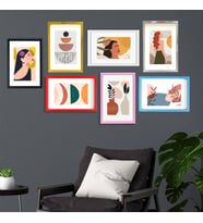 Yapışkanlı Sök Tak Çerçeveler 30x40cm - 2'li Paket baskılar dahil
