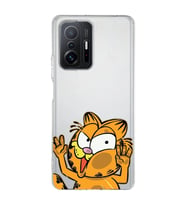 Redmi Mi 11T/Mi 11T Pro Uyumlu Garfield Desenli Şeffaf Telefon Kılıfı